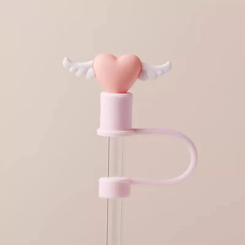 SipCharm™ Kawaii Straw Cover Cap – Cute & Functional Silicone Straw Toppers