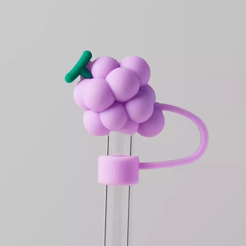 SipCharm™ Kawaii Straw Cover Cap – Cute & Functional Silicone Straw Toppers