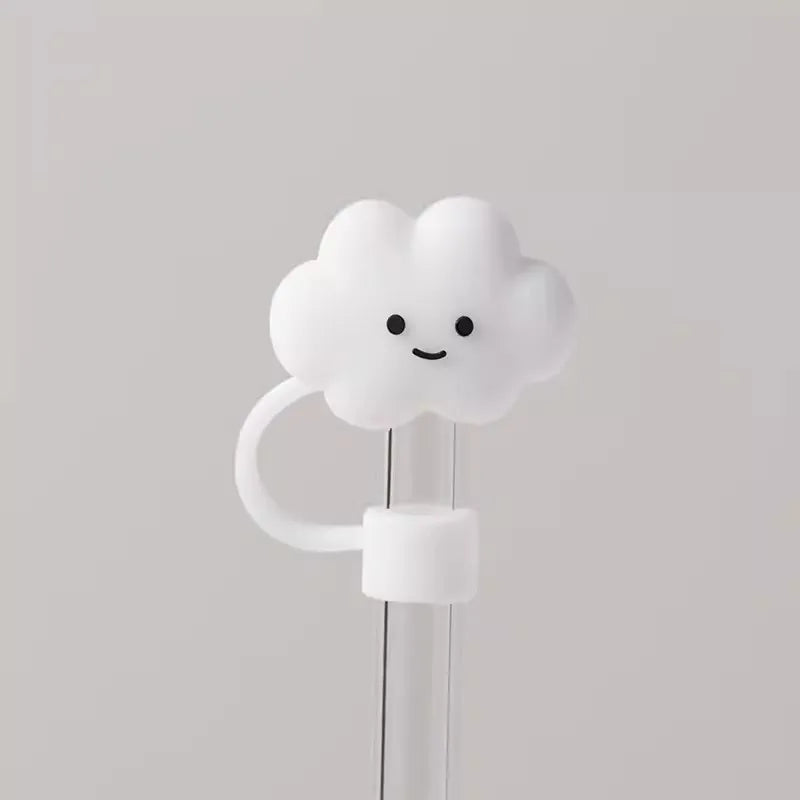 SipCharm™ Kawaii Straw Cover Cap – Cute & Functional Silicone Straw Toppers