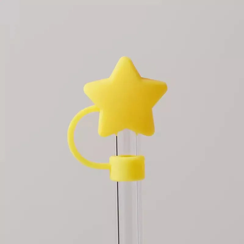 SipCharm™ Kawaii Straw Cover Cap – Cute & Functional Silicone Straw Toppers