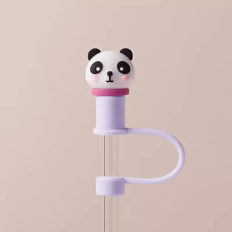 SipCharm™ Kawaii Straw Cover Cap – Cute & Functional Silicone Straw Toppers