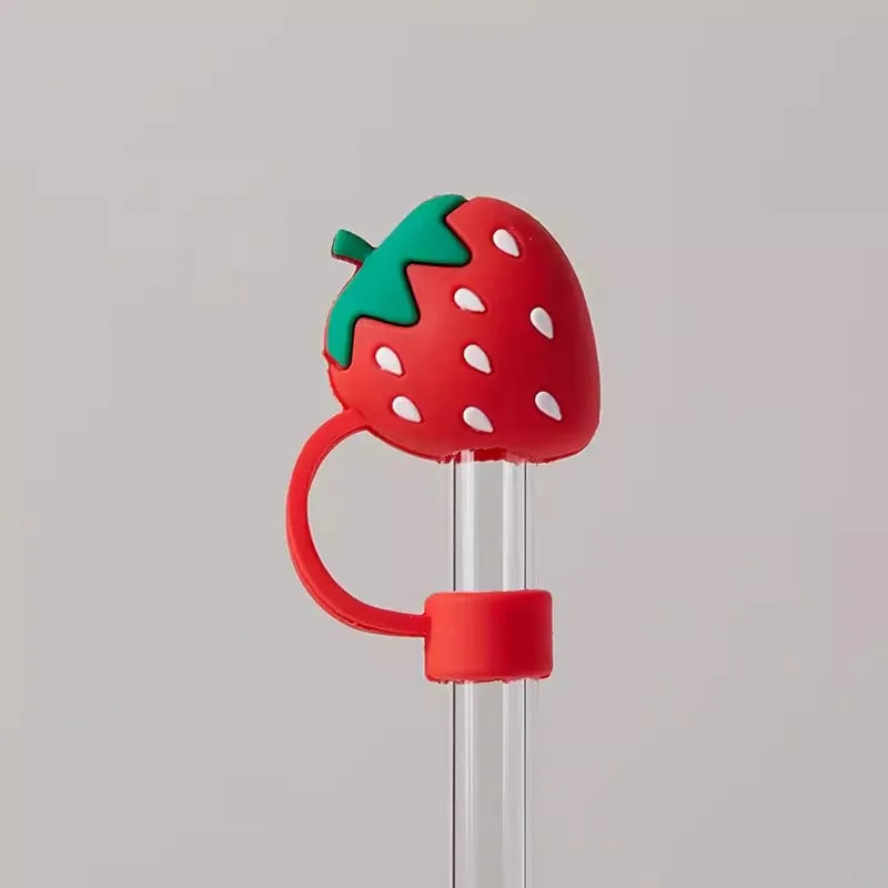 SipCharm™ Kawaii Straw Cover Cap – Cute & Functional Silicone Straw Toppers