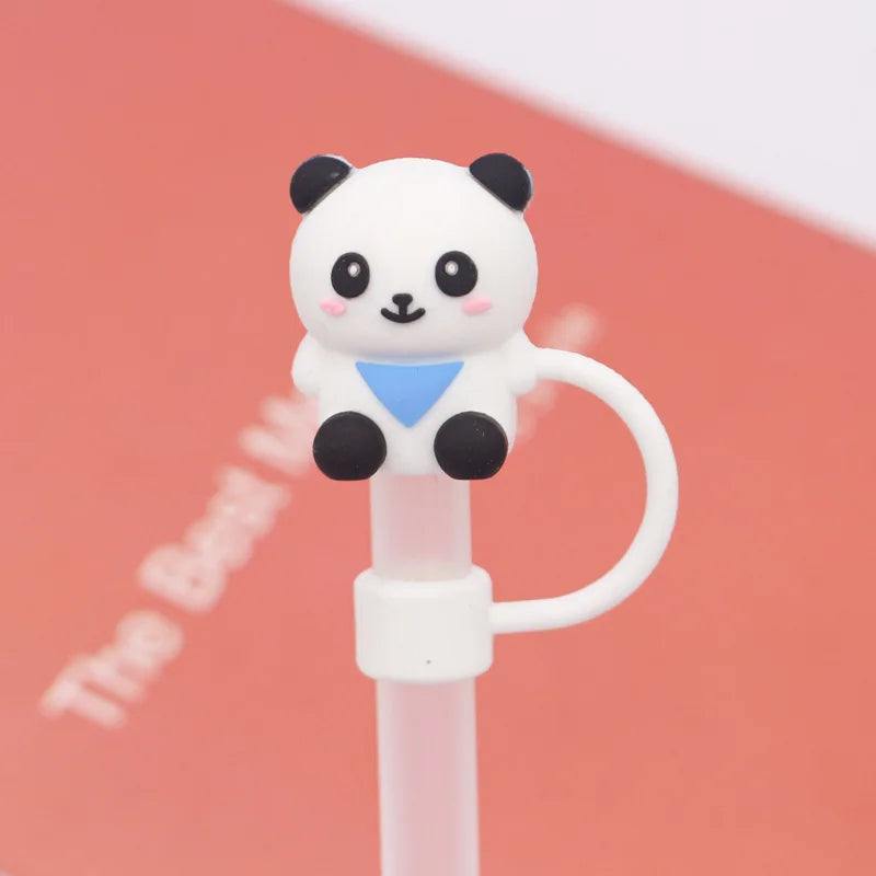 SipCharm™ Mixed Cute Things Straw Cover – Adorable & Hygienic Silicone Straw Cap for Tumblers