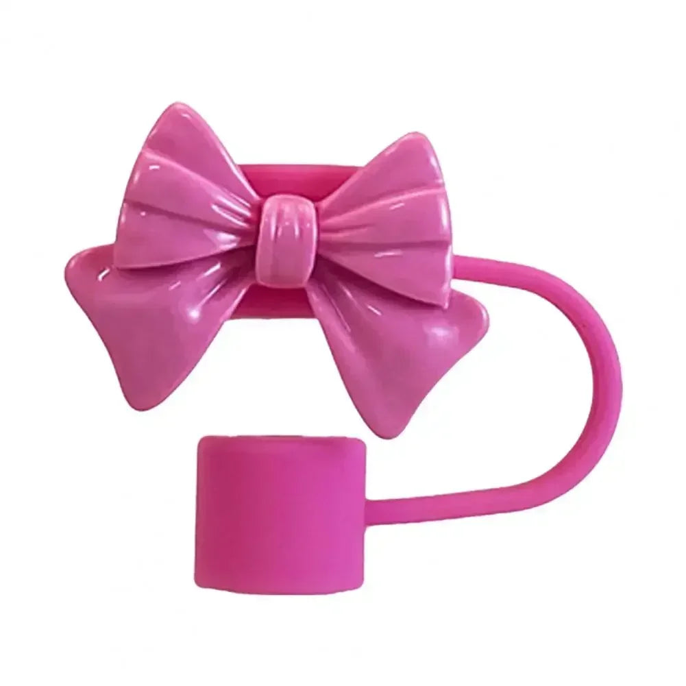 SipCharm™ Bow Straw Cover Cap - Adorable & Practical Silicone Straw Cap for Tumblers