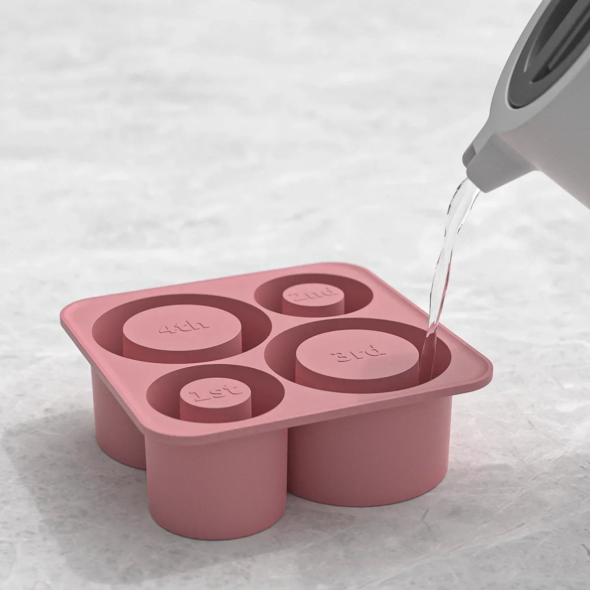 SipCharm™ Silicone Ice Cube Tray – Hollow Cylinder Ice Molds