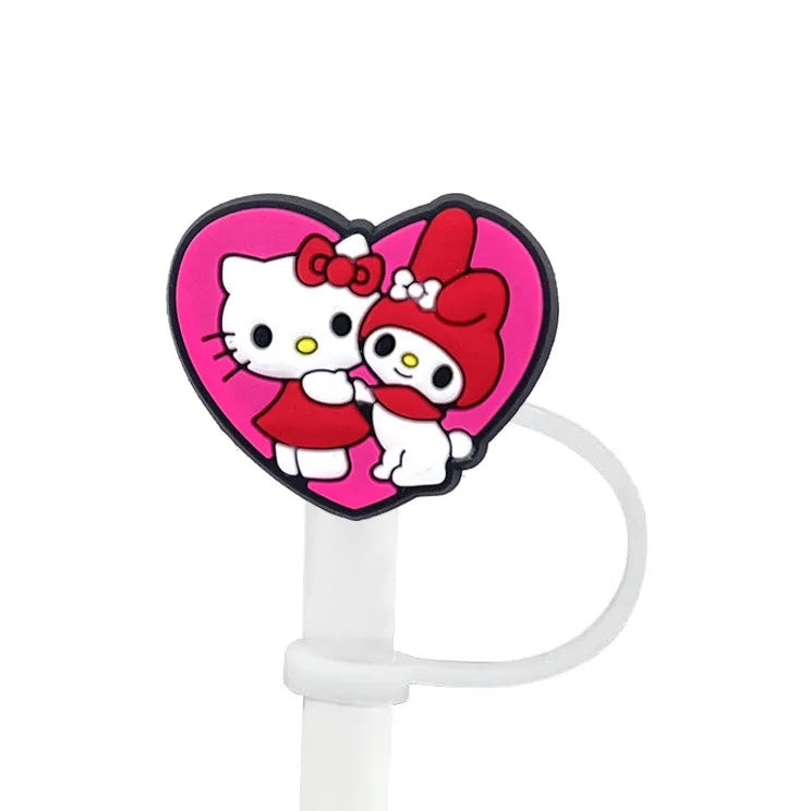 SipCharm™ Sanrio® Series Silicone Straw Cover – Adorable Dust-Proof Topper for 30oz & 40oz Tumblers