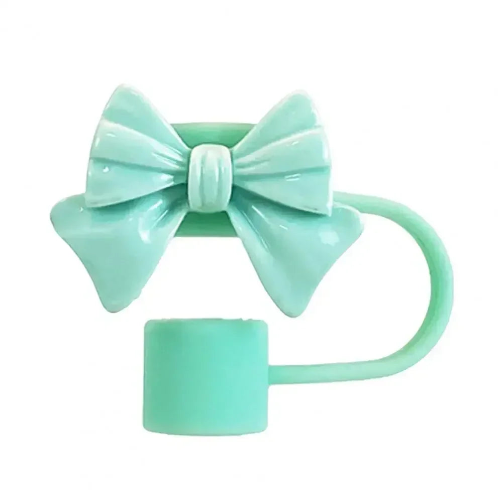 SipCharm™ Bow Straw Cover Cap - Adorable & Practical Silicone Straw Cap for Tumblers