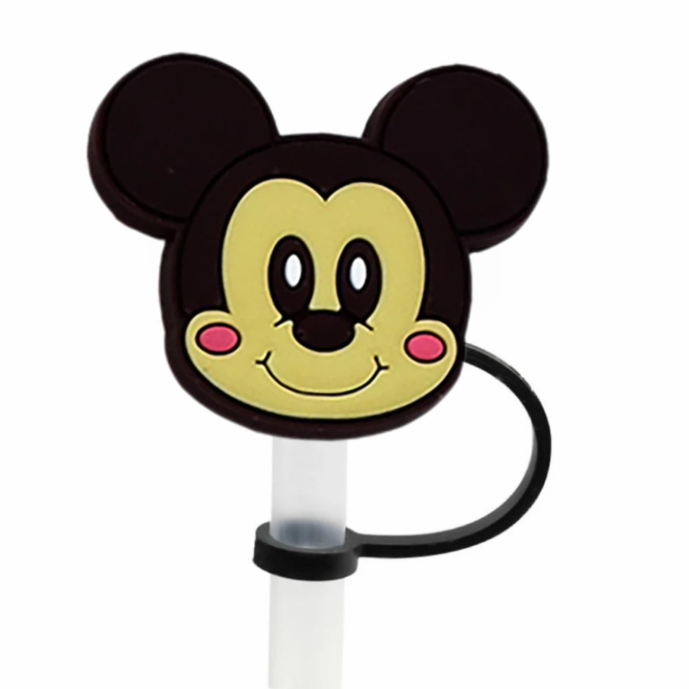 SipCharm™ Disney Doll Straw Cover Cap – 10MM Reusable Splash-Proof Straw Plug