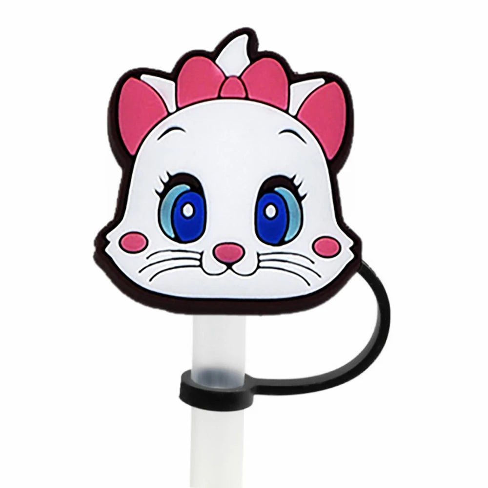 SipCharm™ Disney Doll Straw Cover Cap – 10MM Reusable Splash-Proof Straw Plug