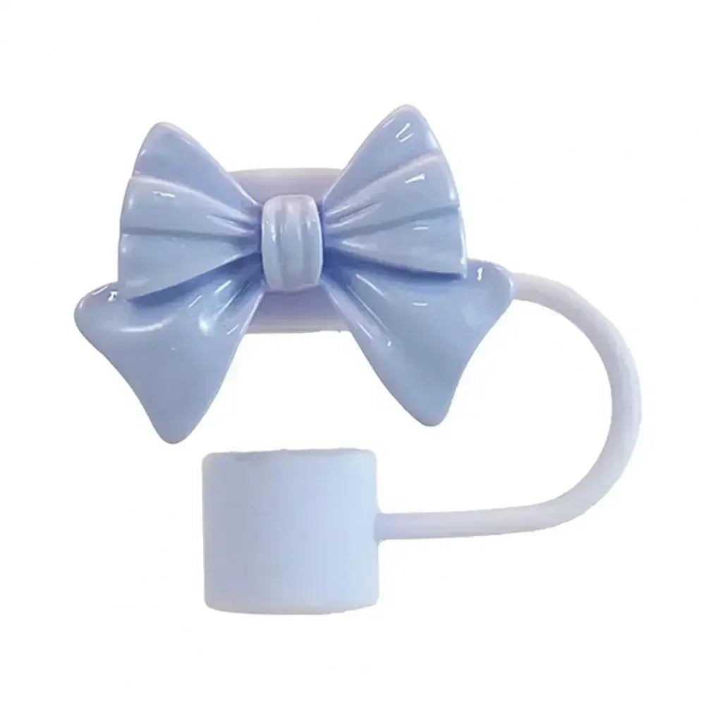 SipCharm™ Bow Straw Cover Cap - Adorable & Practical Silicone Straw Cap for Tumblers