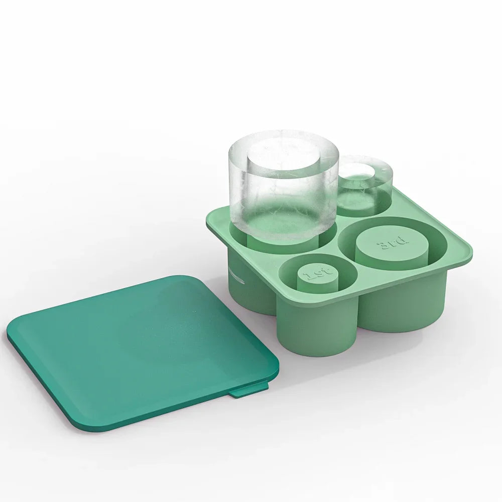 SipCharm™ Silicone Ice Cube Tray – Hollow Cylinder Ice Molds