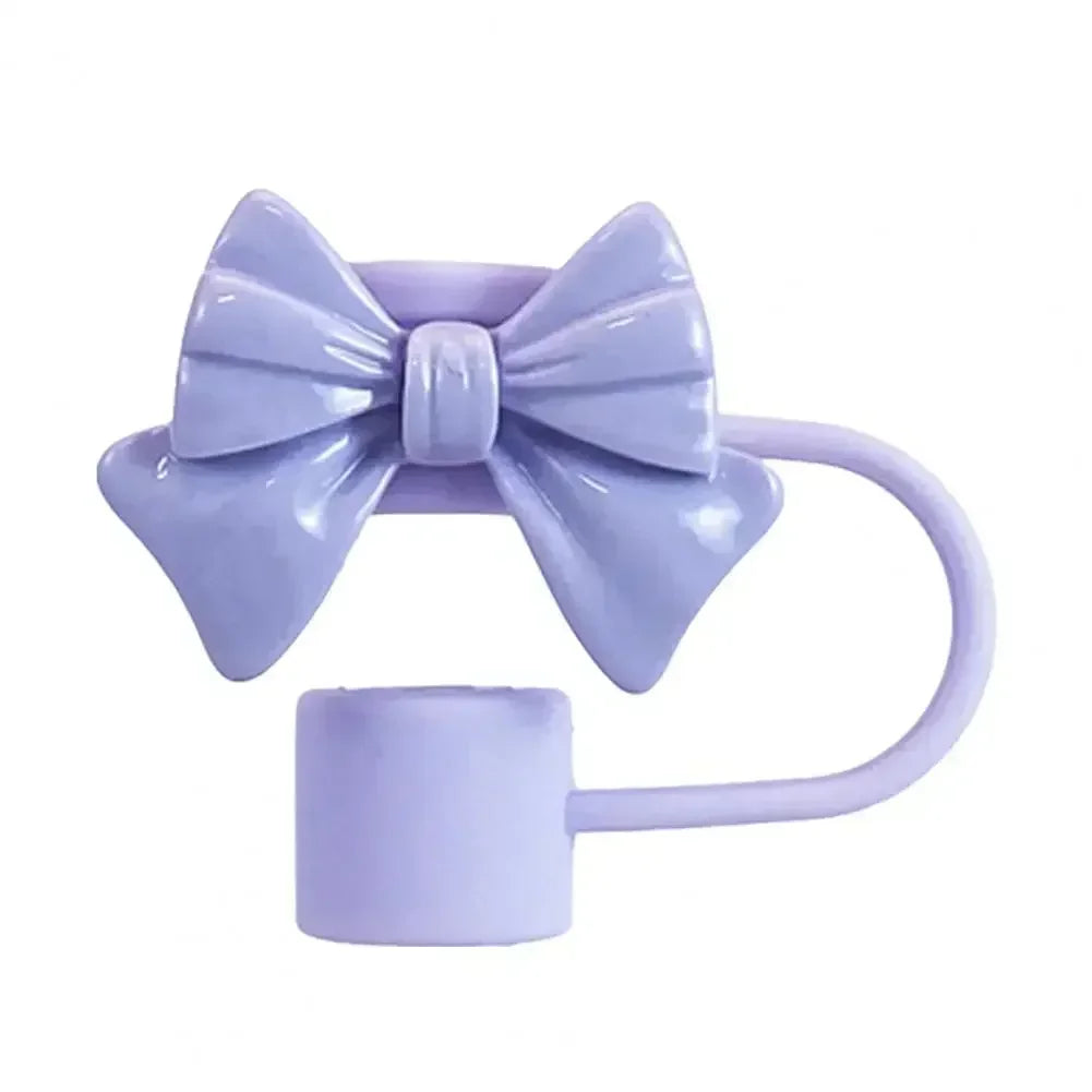 SipCharm™ Bow Straw Cover Cap - Adorable & Practical Silicone Straw Cap for Tumblers