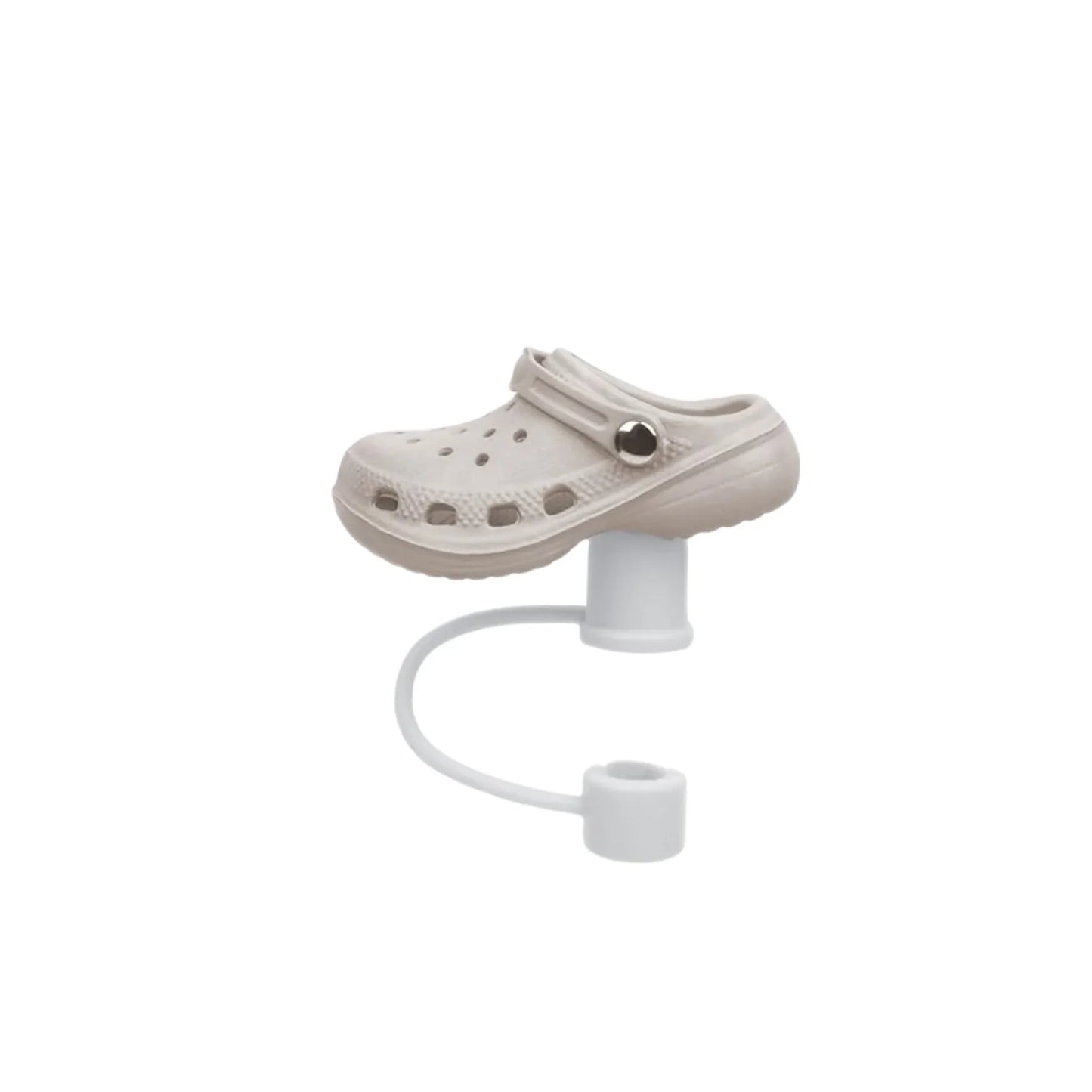 SipCharm™ Crocs-Inspired Silicone Straw Cover Cap – Trendy & Fun for 30oz/40oz Stanley Tumblers! 🥤👟