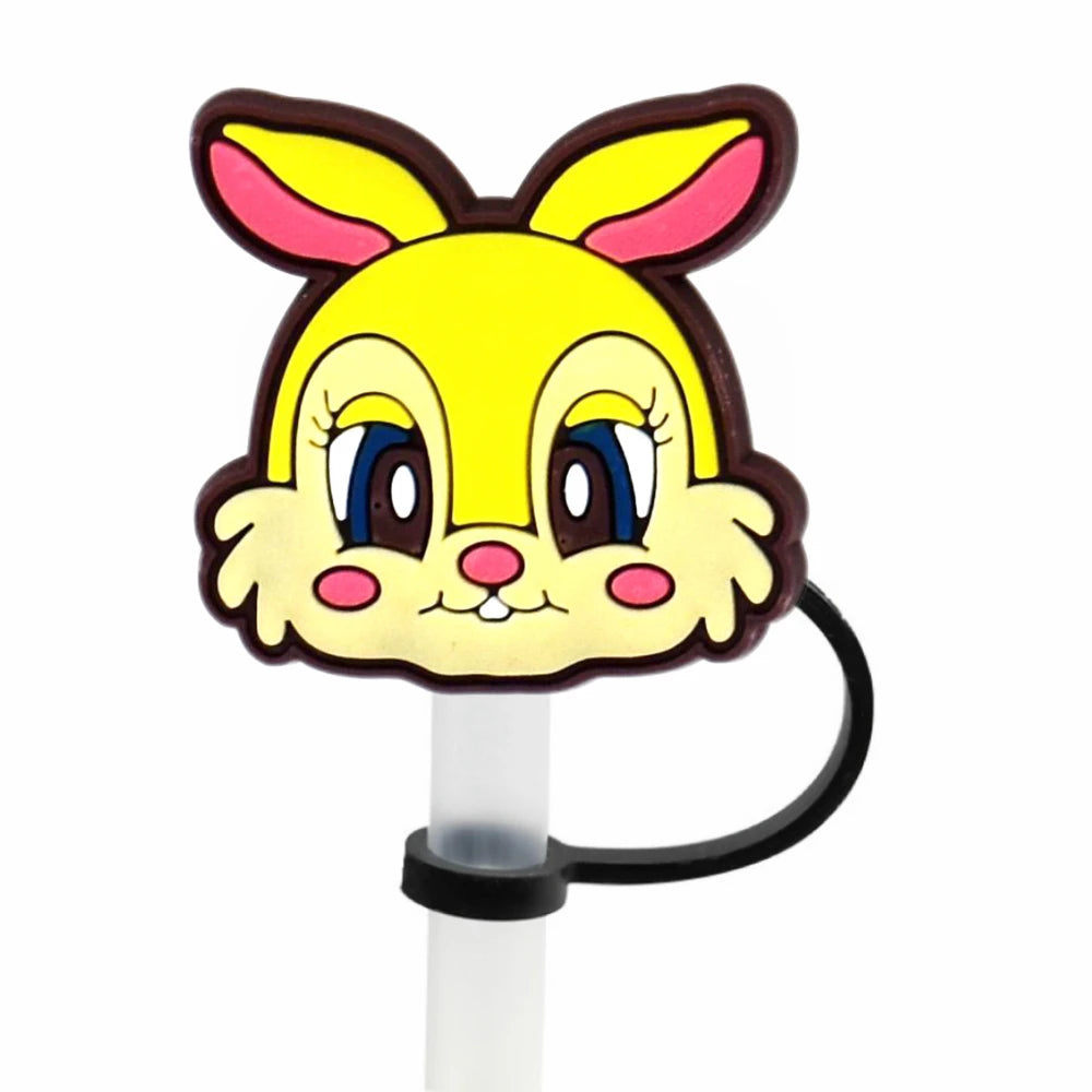 SipCharm™ Disney Doll Straw Cover Cap – 10MM Reusable Splash-Proof Straw Plug