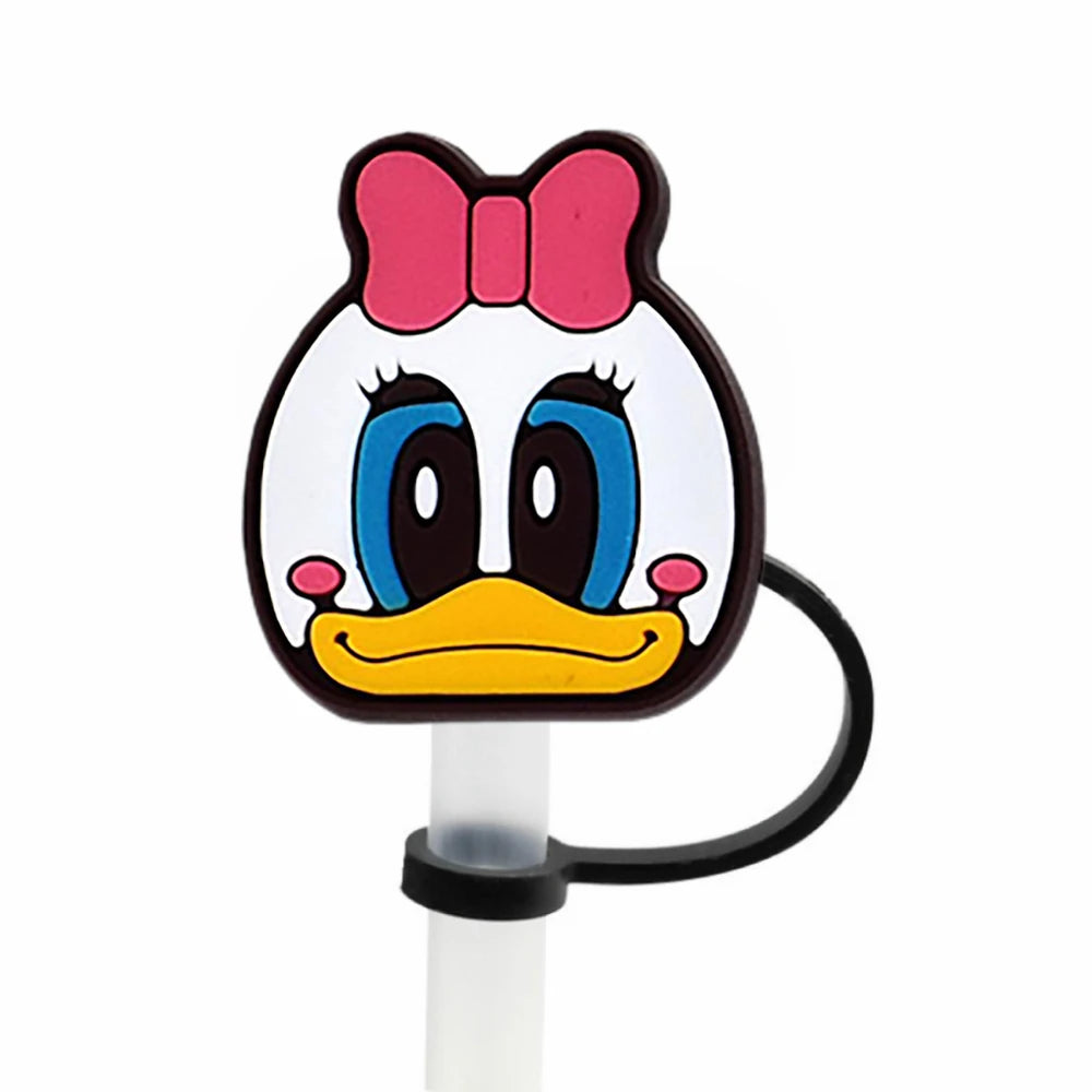 SipCharm™ Disney Doll Straw Cover Cap – 10MM Reusable Splash-Proof Straw Plug