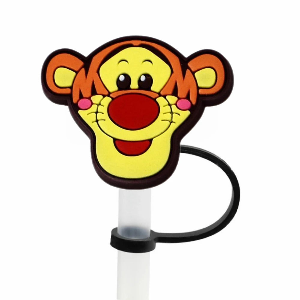 SipCharm™ Disney Doll Straw Cover Cap – 10MM Reusable Splash-Proof Straw Plug