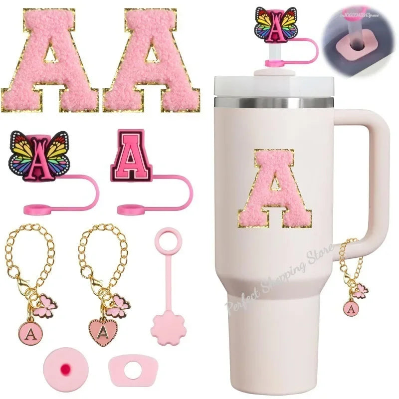 SipCharm™ The Pink Edit – 8-Piece Stanley Cup Accessory Set