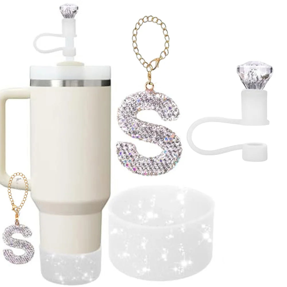 SipCharm™ 3-Piece Personalized Accessory Set for Stanley Cups ✨💖