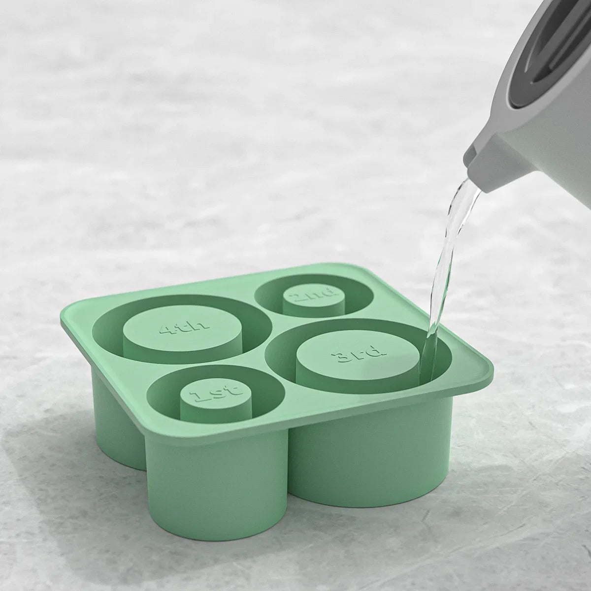 SipCharm™ Silicone Ice Cube Tray – Hollow Cylinder Ice Molds