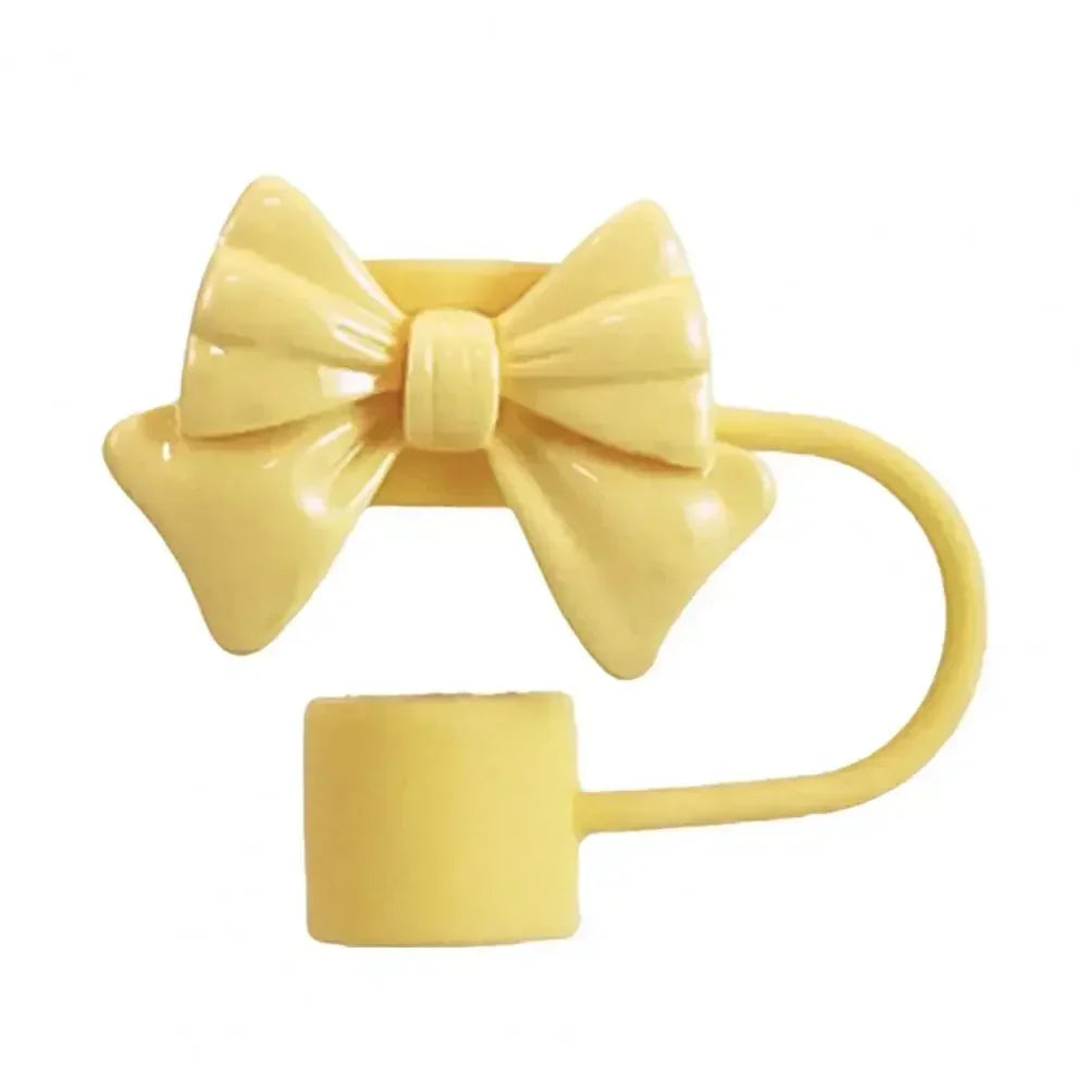 SipCharm™ Bow Straw Cover Cap - Adorable & Practical Silicone Straw Cap for Tumblers