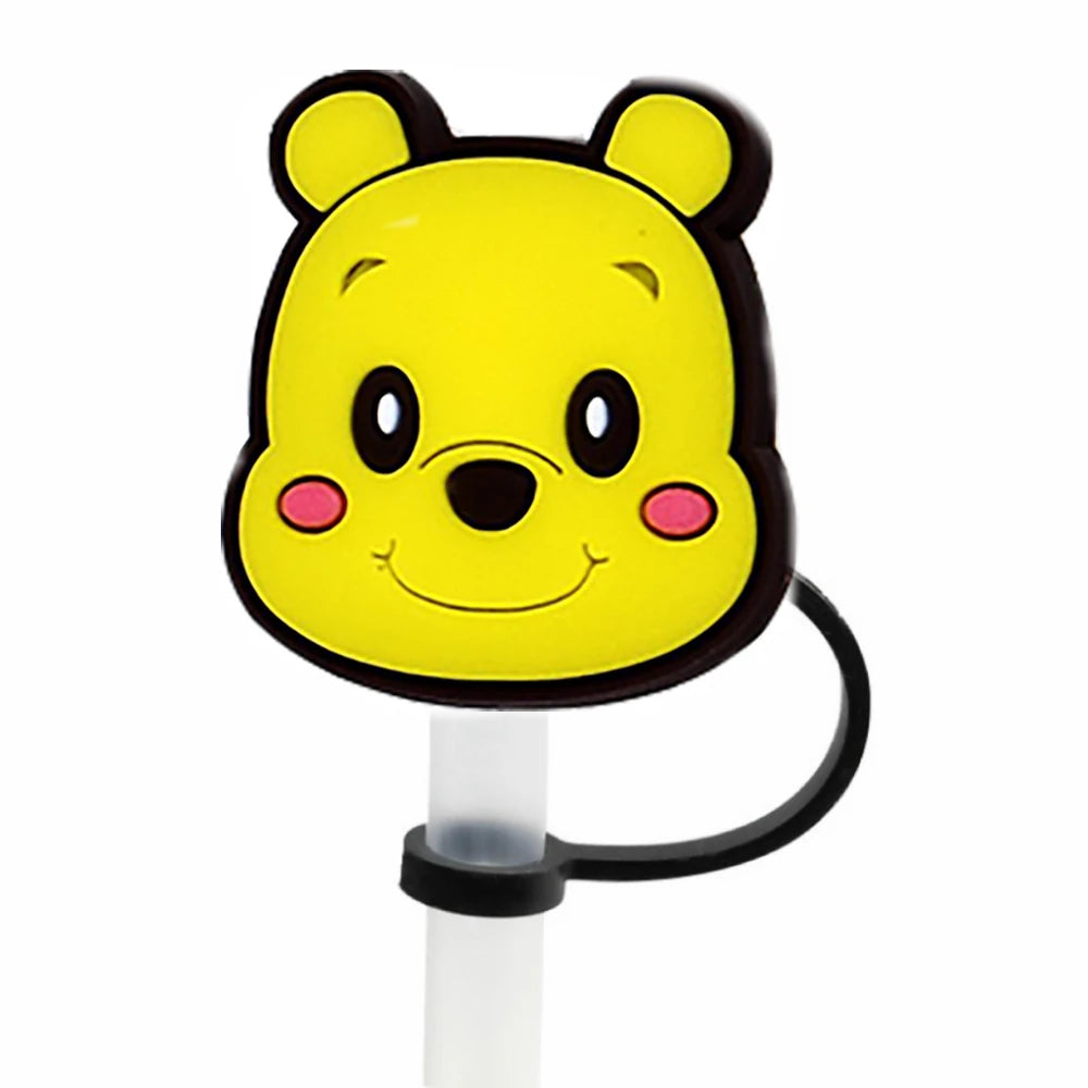 SipCharm™ Disney Doll Straw Cover Cap – 10MM Reusable Splash-Proof Straw Plug