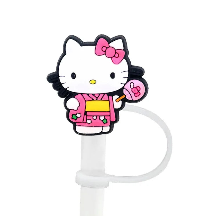 SipCharm™ Sanrio® Series Silicone Straw Cover – Adorable Dust-Proof Topper for 30oz & 40oz Tumblers