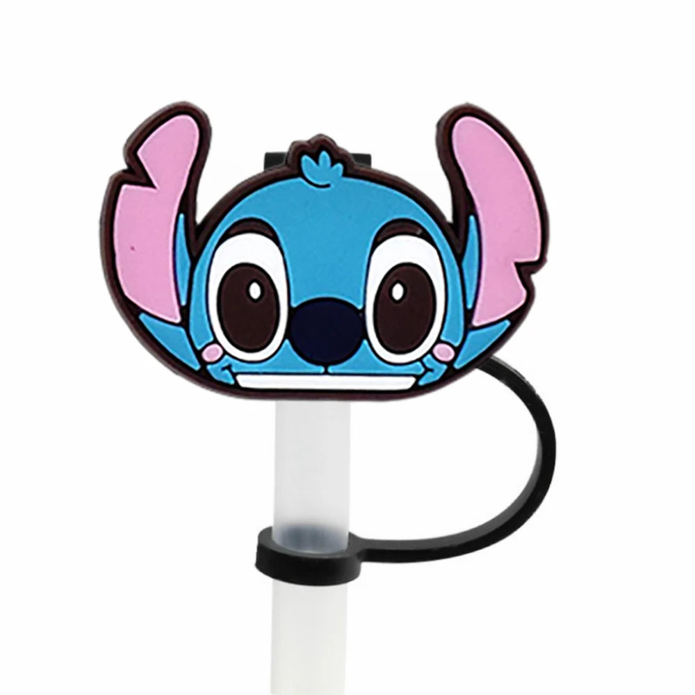 SipCharm™ Disney Doll Straw Cover Cap – 10MM Reusable Splash-Proof Straw Plug